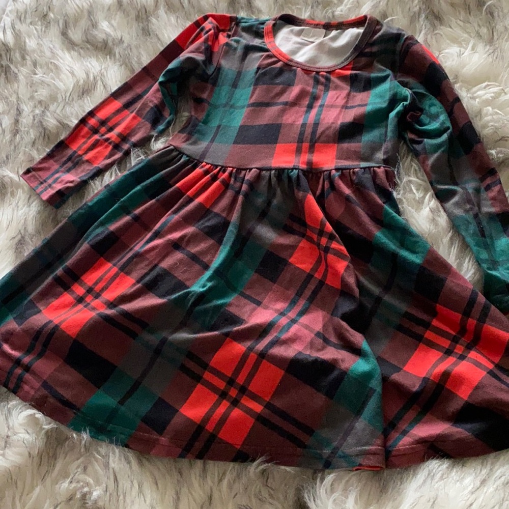 Plaid Holiday Dress
